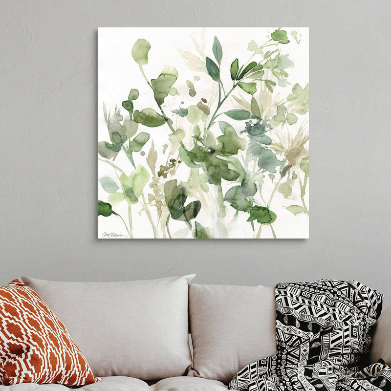 «Sage Garden I», reproduction d'art sur toile, Toile tendue, H 36 po x l 36 po x P 1,25 po