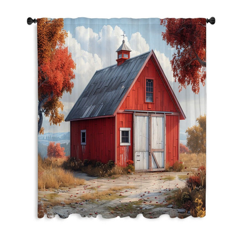 Lamanuel Polyester Blackout Filters Out A Lot Of Light Curtain Single Panel, 53" W x 87" L