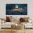 Canvas Wall Art Decor Artwork For Walls Large Wall Art Pictures For Living Room Landscape Coastal Wall Art Natural Blue Wall Decor Art Prints Star Moon Art Work For Home Office Wall Decor 24" X 48"-526790122
