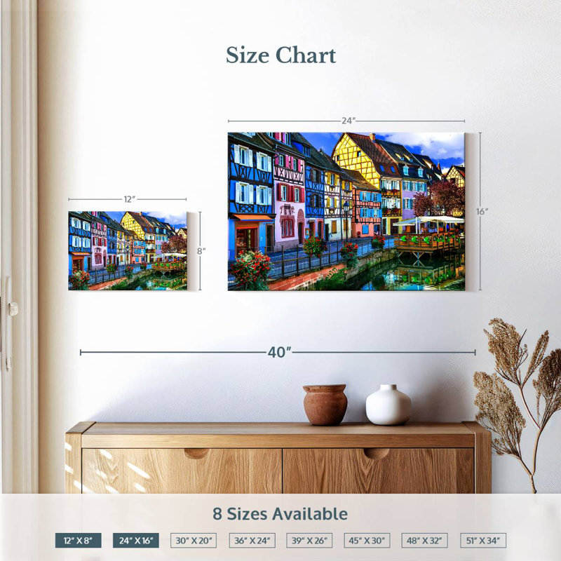 Colmar Town, H 16 po x l 24 po