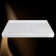 48'' W X 34'' D Alcove Acrylic Shower Base Rectangular Single Threshold White Drop-in Shower Pan with Center Drain Cover