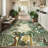 Floral Machine Washable Rugs with Rubber Backing for Living Room Non Slip Stain Resistant Carpet for Bedroom Living Room-1125286806
