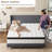 12" Medium Firm Cooling Gel Memory Foam Hybrid Mattress In A Box, Pocketed Coil Support, Certipur-US-586798609