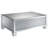 Mousam Contemporary Finish - Raymonde Rectangular Mirrored Acrylic Coffee Table Silver