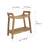 Asia Ascend 27" W Teak Shower Bench