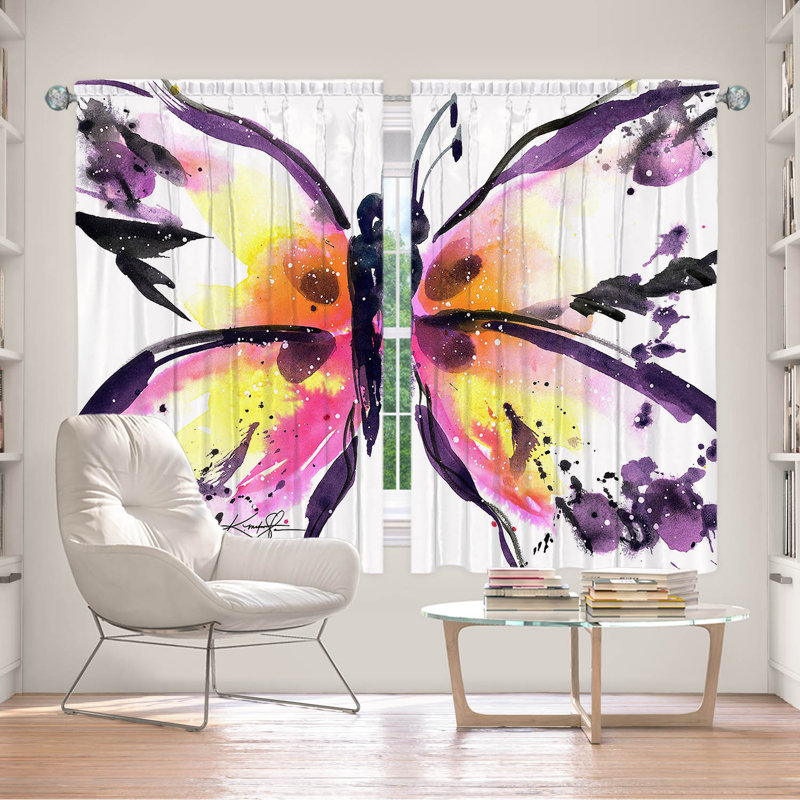 Room Darkening Curtain Pair, 40" W x 52" L