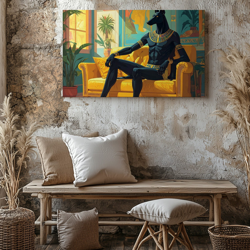 Toile Anubis, H 9 po x l 12 po
