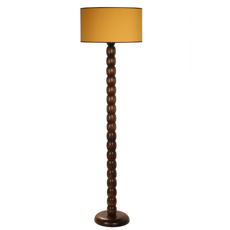 Lampe sur pied 59 po Vincenzo, Moutarde