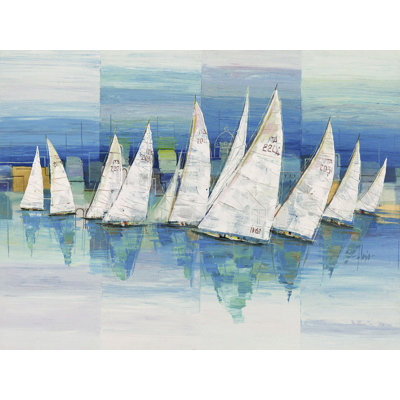 Ocean Sailing 1 Piece Wrapped Canvas Painting