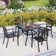 Alyah 4 - Person Metal Patio Dining Set with Square Table