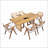 Rectangular Waves Dining Table-1412086585