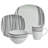 Tabletops Gallery 16 piece Dinnerware Set Justin