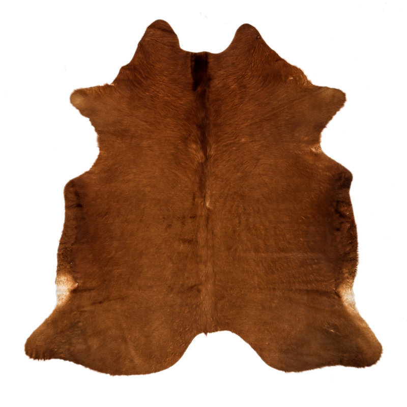Myrtletown Animal Print Cowhide Flatweave 2cm X 1.75cm Area Rug