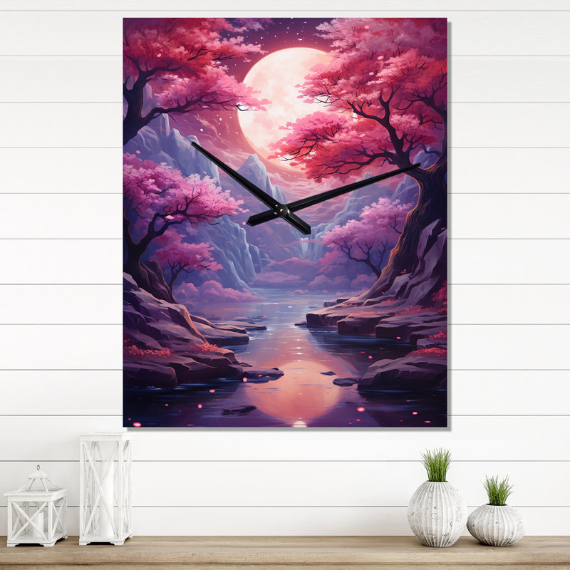 Issabelle - surréalisme très horloges murales, Très grand