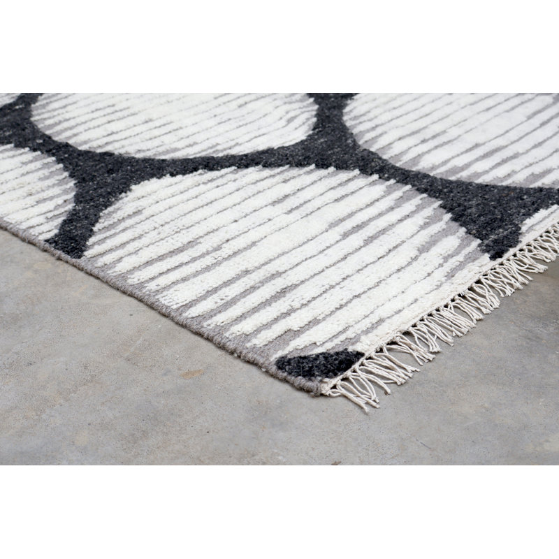 Rectangle Hand Knotted Wool Area Rug