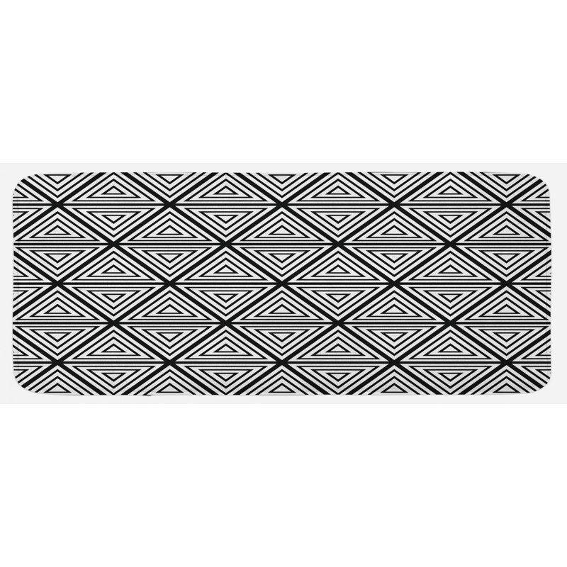 Tapis de cuisine abstrait