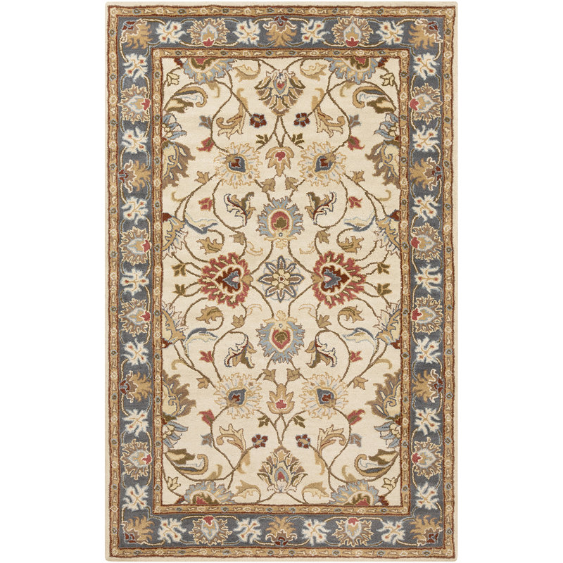 Caesar Traditional Wool Hand Made Area Rug, Rectangle 183 x 274 cm