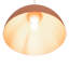 1-Light Simple Design Colorful Dome Pendant Light with Adjustable Height-127149933