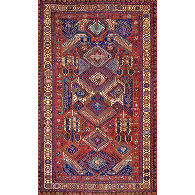 Tribal Geometric Late 19th Century Antique Caucasian Flatweave Dragon Soumak Rug
