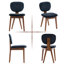 Chaises d'appoint rembourrées avec pieds en bois massif-142459881-140421392