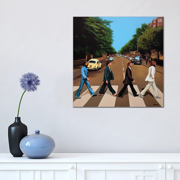 The Beatles Abbey Road Album Cover Framed Poster 12 x 16 Wall Art Room  Décor Gift