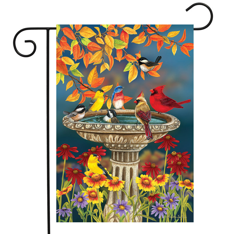 Drapeau de jardin d'automne