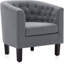 Evelie 28.35" W Tufted Linen Barrel Chair Upholstered-87868502