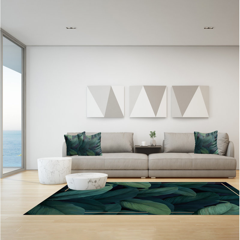 Lockington Floral Indoor / Outdoor Area Rug, Rectangle 155 x 230cm