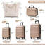 Ensemble de valises Hardshell en ABS - Valises légères et durables avec deux roues pivotantes, tailles de bagage à main et pour bagages