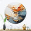 Horloge murale dorée Golden Sunrisre-93382547