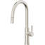 Corsano Contemporary Pull Down Kitchen Faucet with Button Sprayer High Arc Spout and ST Series Handle-1779251723
