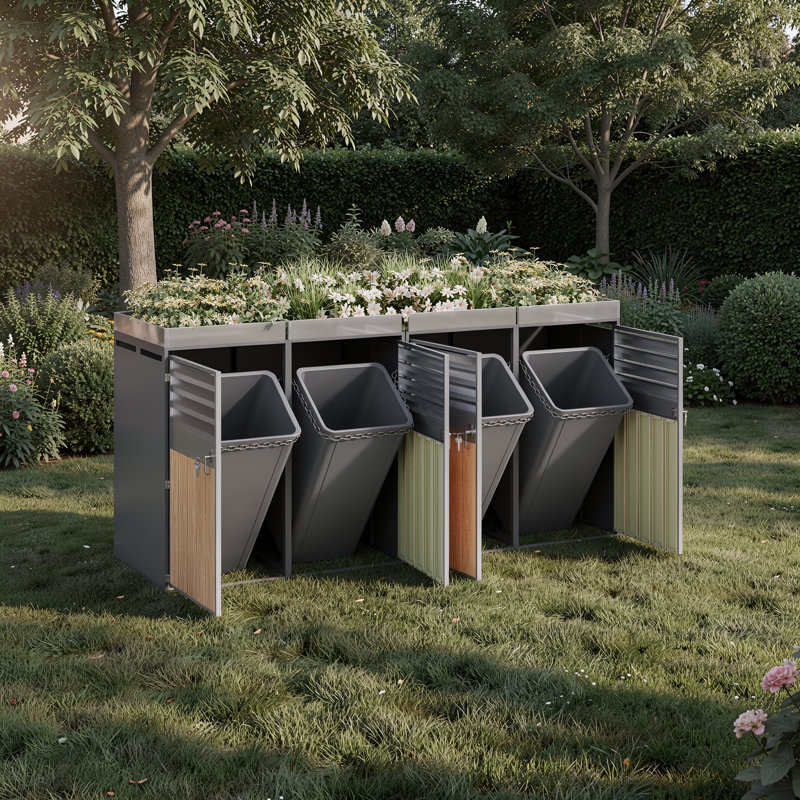 Metal Double Bin Store