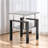 Tempered Glass Tea Table With Metal Legs-841723115-841723112
