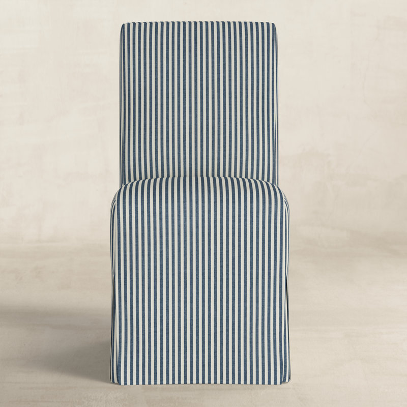 Lindy Dining Chair, Denim Striped
