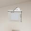 Ventilateur de salle de bain pour salle de bain avec ventilateur à DEL pour plafond, carré, moderne et silencieux pour douche / toilette / bureau