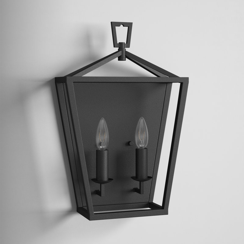 Arisztid Candle Wall Light, Black