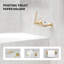 Support mural pour papier hygiénique, conception pivotante à double poteau, acier inoxydable SUS 304, résistant à la rouille, installation facile pour la salle de bain, véhicule récréatif, montage horizontal ou vertical-108645749