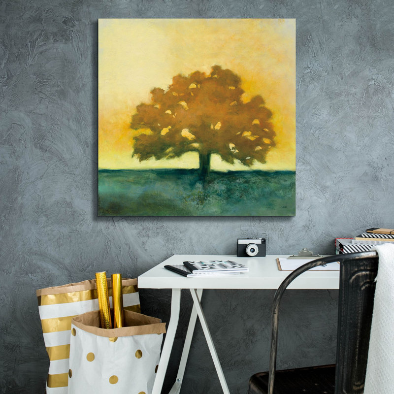 «Epic Graffiti» «Under The Oak 2» par Julia Purinton, art mural sur toile, H 26 po x l 26 po x P 1,5 po