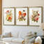 Antique Floral Bouquet I - Impression personnalisée de qualité supérieure avec cadre mat - 3 pièces-289402540