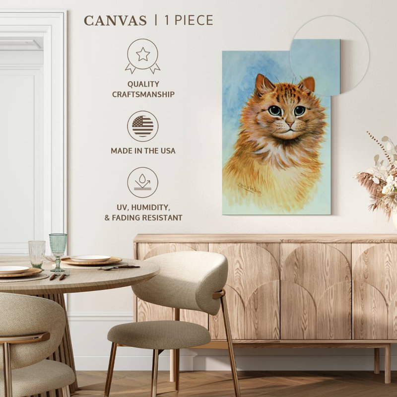 Ginger Tom, 36" H x 24" W