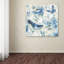 « indigold xi », reproduction sur toile tendue-33405676