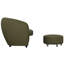 Chaise d'appoint avec repose-pieds emboîtable-647086588