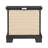 26" Wide 2-Drawer Nightstand in a Charcoal Finish with USB Charging