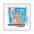White Floater Framed