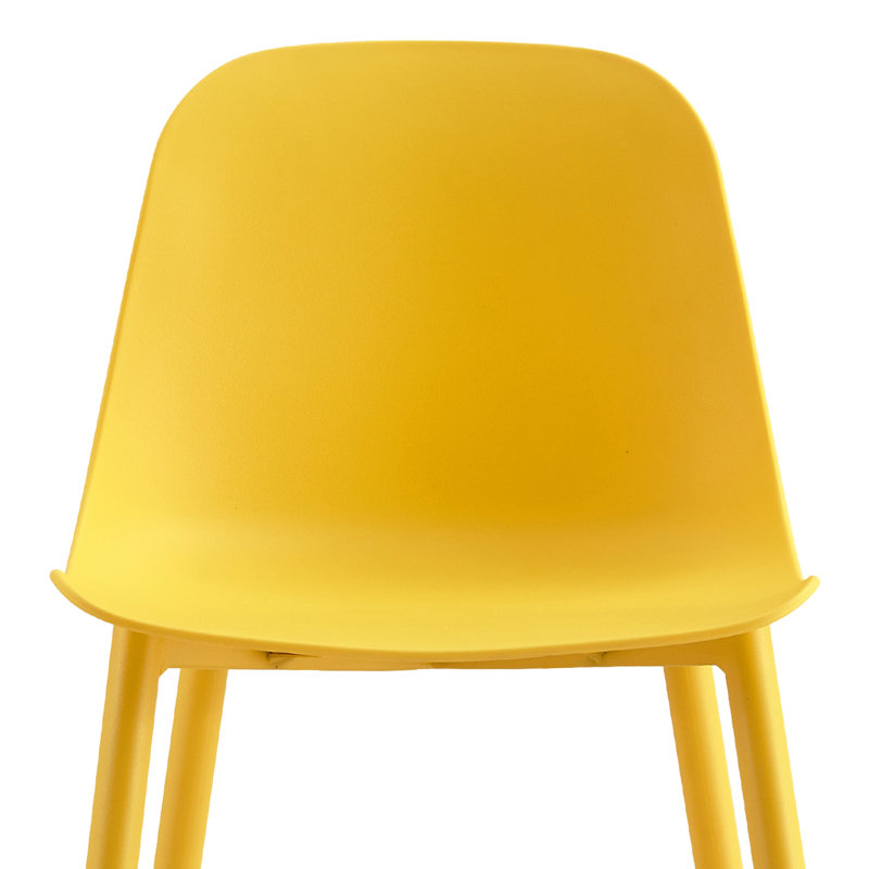 Tabouret de comptoir de 26 po Sylvester, Jaune soleil levant