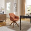 Upholstered Swivel Armchair-321368105
