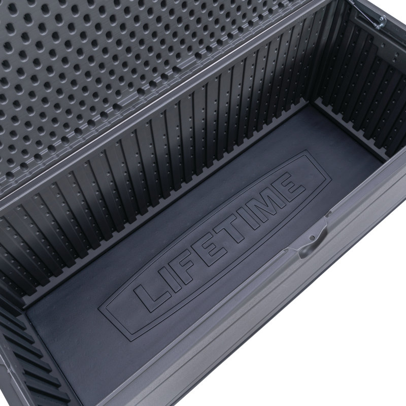 Gray Heavy Duty Lockable Plastic Deck Box, 60 in