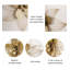 Décoration murale en forme de fleur tridimensionnelle de luxe simplifiée