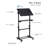 Mount-It! Height Adjustable Mobile Stand Up Desk, Portable Podium and Presentation Lectern