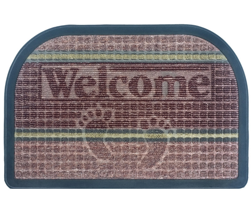 23,62 po x 15,75 po welcome tapis de porte extérieur antidérapant